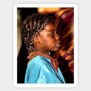 Young Somalian Girl Sticker